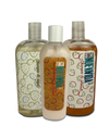 Paquete de shampoo de jitomate, shampoo de nopal y acondicionador de jitomate